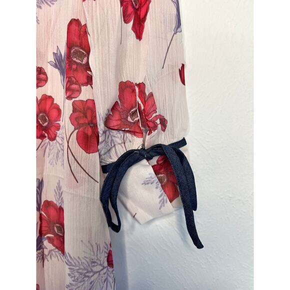 Endless Rose Sheer Floral Kimono Robe Boho Layering Duster Small - Picture 7 of 9